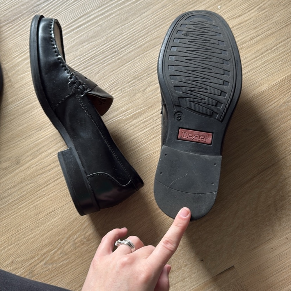 Dexter Classic Black Men's Slip-On Loafers - Picture 3 of 3